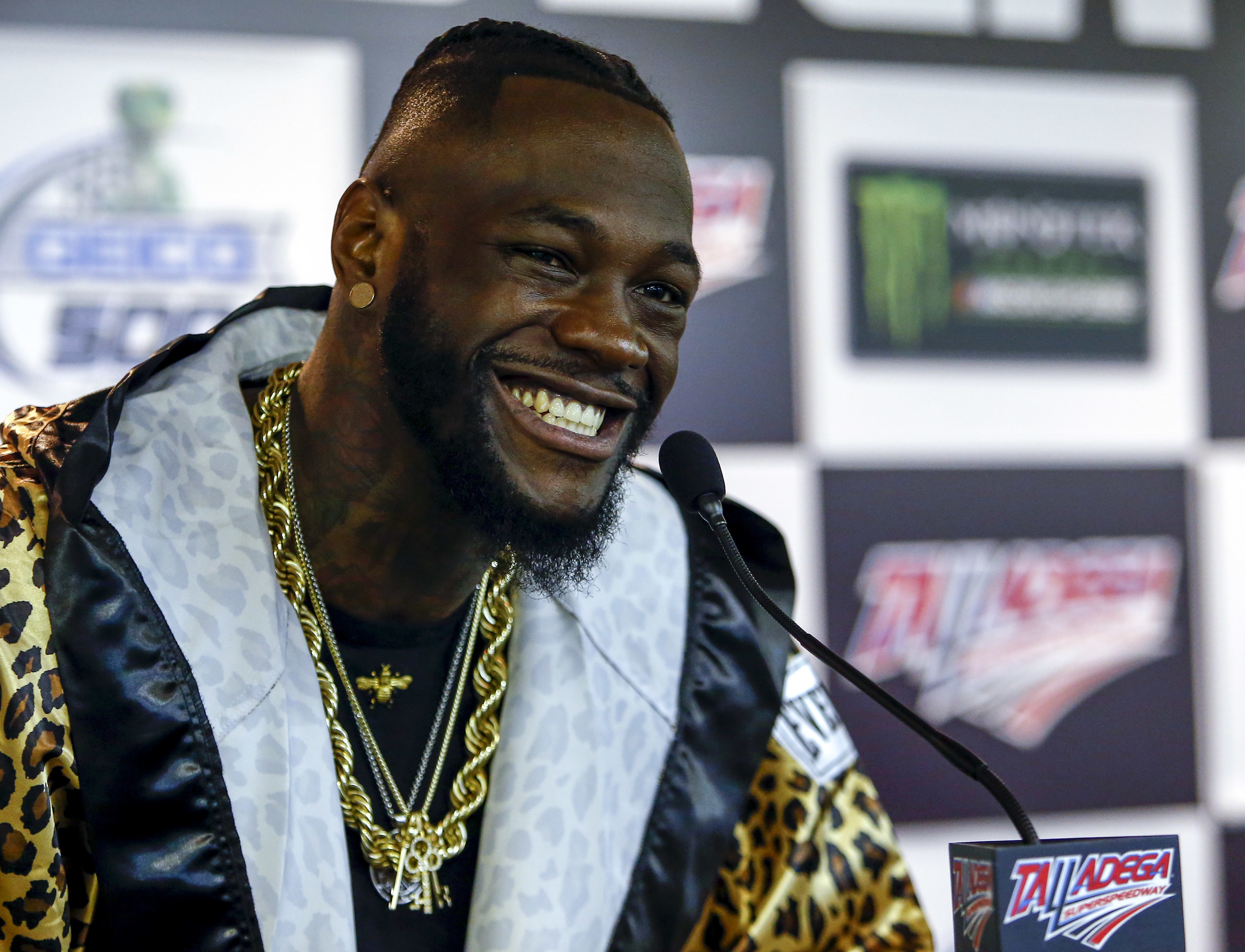 Deontay Wilder says he would knock Anthony Joshua out 'ten times out of  ten' | The Sun