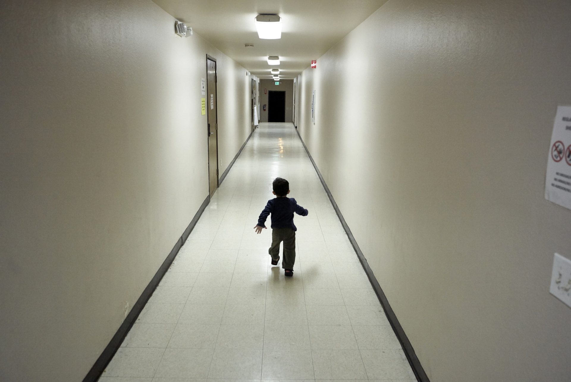 After arriving. Running down the Hallway. Family Separation+detention. Don't Run down the Hallways.